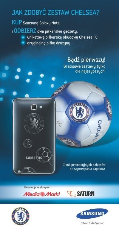 Kup Samsung Galaxy Note i odbierz darmowy zestaw Chelsea