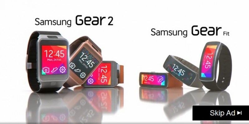 Samsung promuje Galaxy S5, Gear 2 i Gear Fit za pomocą reklamy na YouTubie