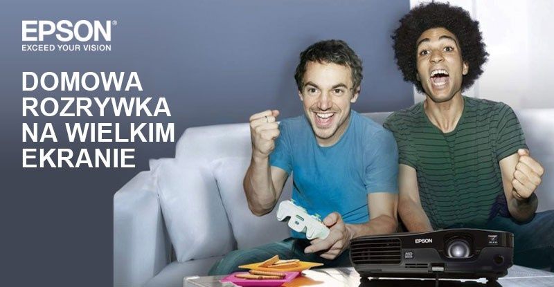 Kup projektor Epson - przenośny ekran i gra wideo gratis