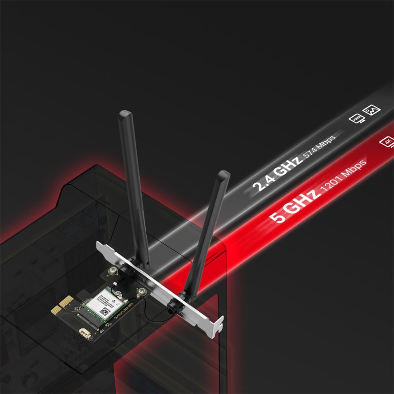 Nowa karta sieciowa Mercusys MA70XE: Wi-Fi 6 dla Twojego PC
