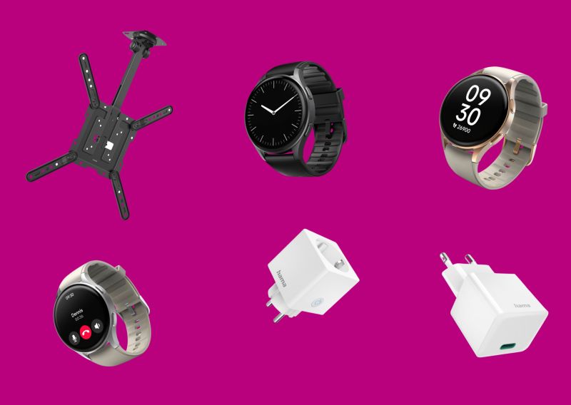 Nowe smartwatche, głośniki premium, gniazdka WLAN czy wszechstronne uchwyty na telewizor. Oto nowości z oferty Hama na IFA 2023