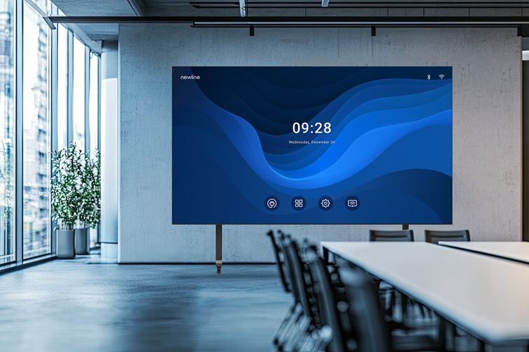 Nowa seria inteligentnych i ekologicznych monitorów Newline DV One+ All-in-One Direct View LED