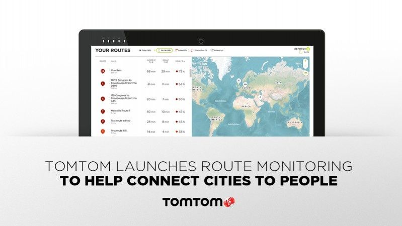 TomTom uruchamia TomTom Route Monitoring, aby ułatwić podróżowanie po miastach  