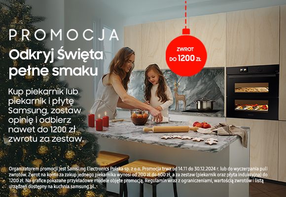 Podwójne korzyści na koniec roku. Samsung z dwiema promocjami na urządzenia AGD