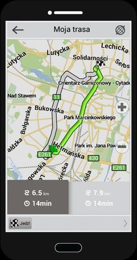 Wersja 9.7 aplikacji Navitel Navigator z funkcją wytyczania alternatywnej trasy