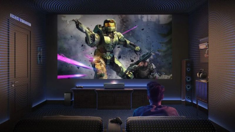 Wielki ekran bez wielkiego telewizora –  projektory laserowe zmieniają zasady gry